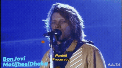Man Singing Into Microphone Bonjovi Motijheeldhaka GIF