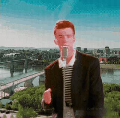 Man Singing Into Microphone By River GIF