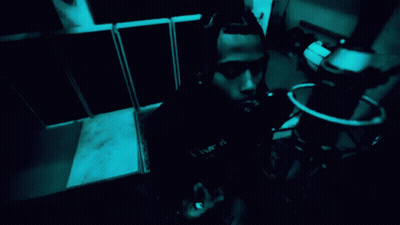 Man Singing Into Microphone GIF