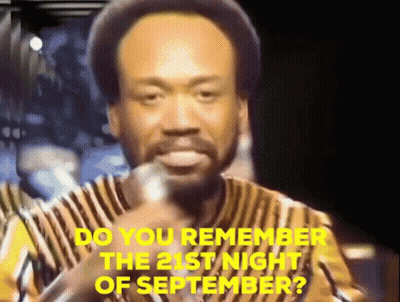 Man Singing Into Microphone Do You Remember The 21St Night Of September GIF
