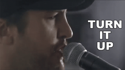Man Singing Into Microphone Get A Little Wild GIF