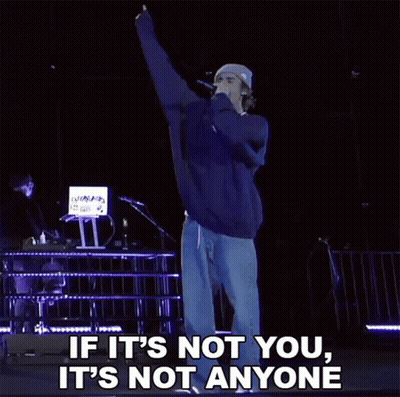 Man Singing Into Microphone If It's Not You It's Not Anyone GIF