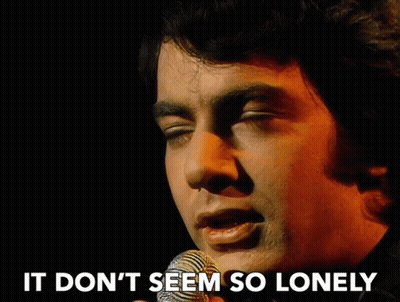 Man Singing Into Microphone It Don't Seem So Lonely GIF