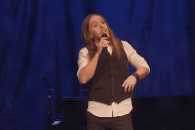 Man Singing Into Microphone It's Illegal As It Turns Out GIF