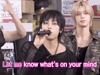 Man Singing Into Microphone Let Me Know What's On Your Mind GIF