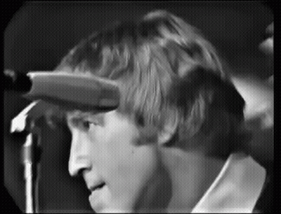 Man Singing Into Microphone GIF
