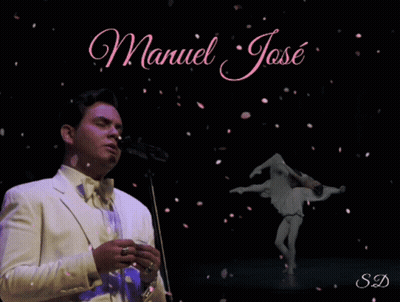 Man Singing Into Microphone Manuel Jose In Pink GIF