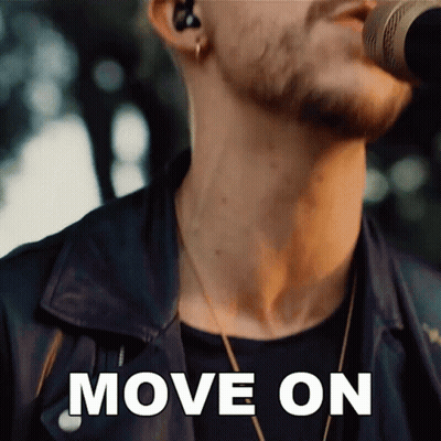 Man Singing Into Microphone Move On GIF