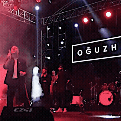Man Singing Into Microphone Oğuzh Sign GIF