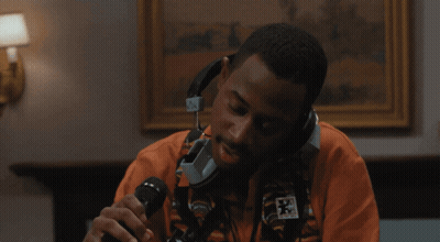 Man Singing Into Microphone Oh Yeah Anything Y All Can Do GIF