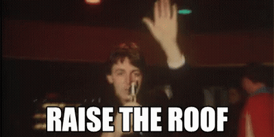 Man Singing Into Microphone Raise The Roof GIF