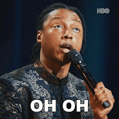 Man Singing Into Microphone Saying Oh Oh GIF