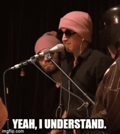 Man Singing Into Microphone Saying Yeah I Understand GIF