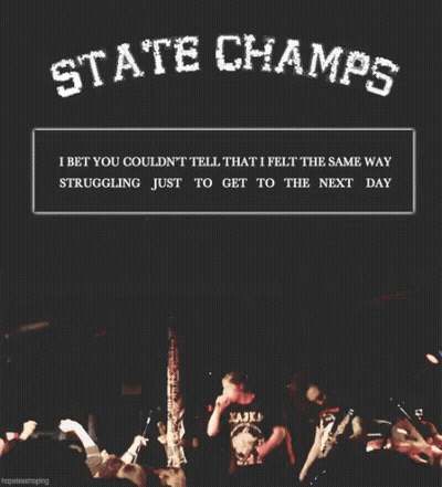 Man Singing Into Microphone State Champs GIF
