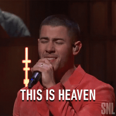 Man Singing Into Microphone This Is Heaven GIF