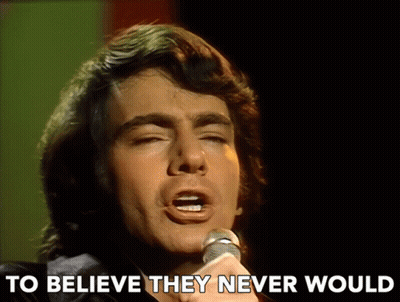 Man Singing Into Microphone To Believe They Never Would GIF