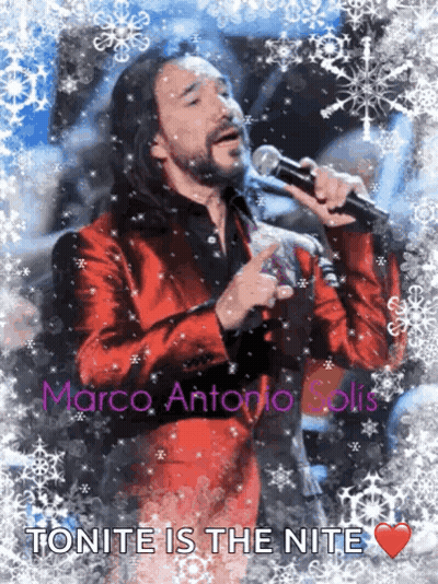 Man Singing Into Microphone Tonite Is The Nite GIF