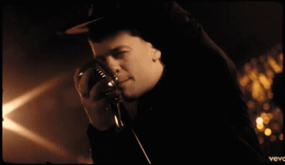 Man Singing Into Microphone Vevo GIF