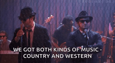 Man Singing Into Microphone We Got Both Kinds Of Music Country And Western GIF