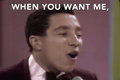 Man Singing Into Microphone When You Want Me GIF