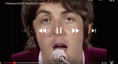 Man Singing Into Microphone Woman Playing Piano GIF