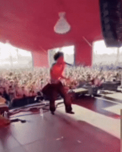 Man Singing Into Microphone GIF