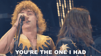 Man Singing Into Microphone You're The One I Had GIF
