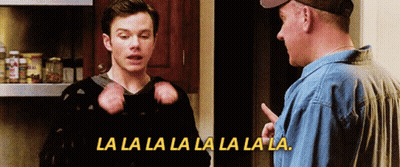 Man Singing La La La GIF