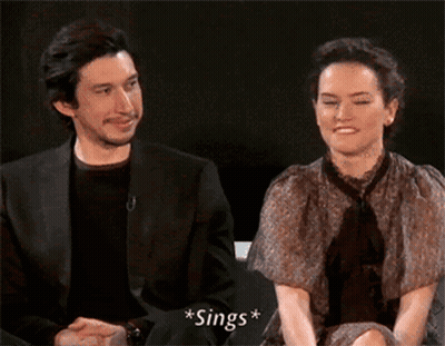Man Singing Next To Woman GIF