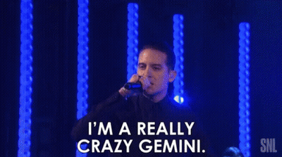 Man Singing On Stage I'm A Really Crazy Gemini GIF
