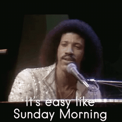 Man Singing Piano It's Easy Like Sunday Morning GIF