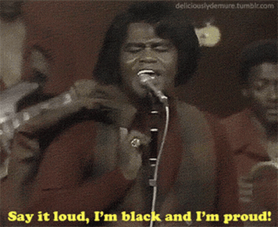 Man Singing Say It Loud I'm Black And I'm Proud GIF