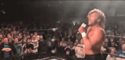 Man Singing To Crowd With Microphone GIF