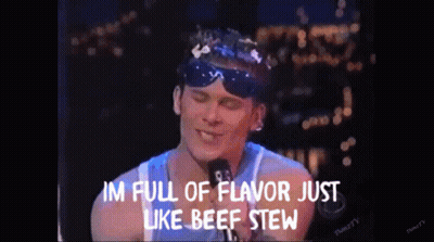 Man Singing With Im Full Of Flavor GIF