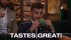 Man Sipping Tea Easter GIF
