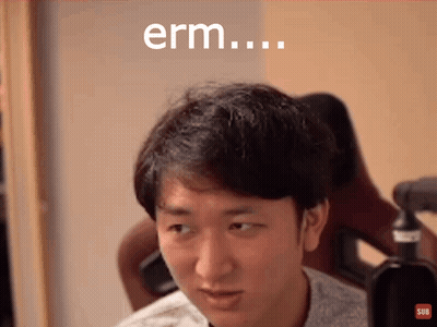 Man Sitting At Computer Saying Erm GIF