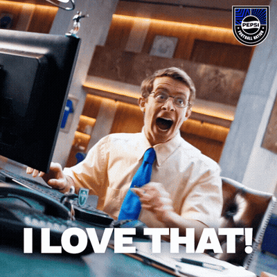 Man Sitting At Computer Saying I Love That GIF