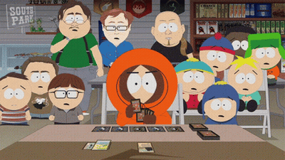 Man Sitting At Desk Let's Play Magic The Gathering GIF