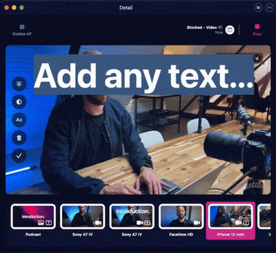 Man Sitting At Laptop Saying Add Any Text GIF