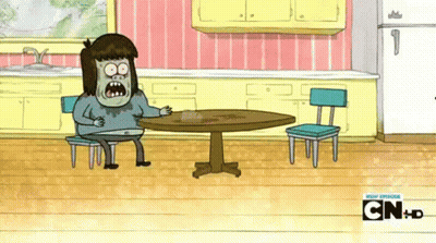Man Sitting At Table Cn Hd GIF
