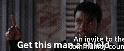 Man Sitting At Table With Drink Saying It's Very Very Exciting GIF