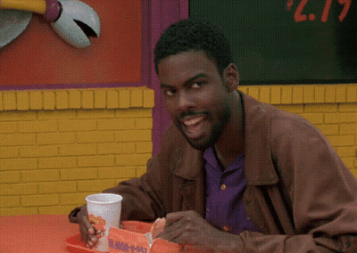 Man Sitting At Table With Food And Cup GIF