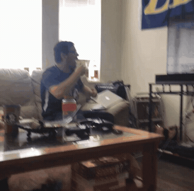 Man Sitting At Yamaha Sign GIF