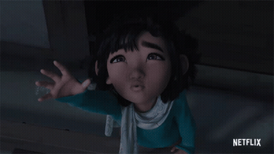 Man Sitting By Battle Banner GIF