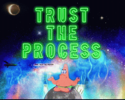 Man Sitting Crossed Fingers GIF