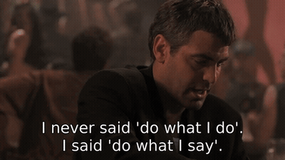 Man Sitting Dark Room Saying Never Said Do What I Do GIF