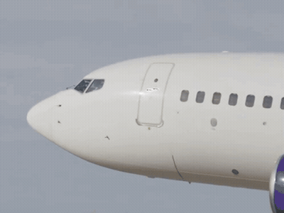 Man Sitting In Airplane Cockpit GIF