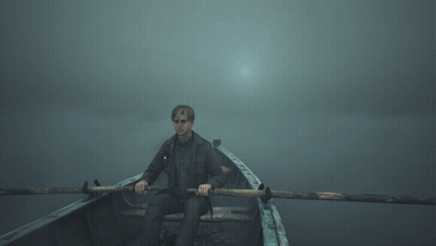 Man Sitting In Boat With Fishing Rod GIF