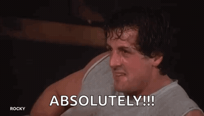 Man Sitting In Boxing Ring Saying Absolutely GIF
