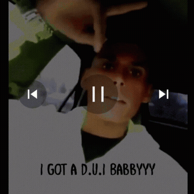 Man Sitting In Car I Got A D.U.I. Babbyyy GIF